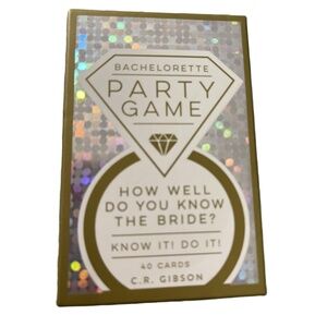 Gibson Bachelorette Party Game How Well Do You Know the Bride? 40 Cards